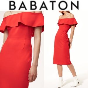 Aritzia Babaton Midi Ruslan Dress